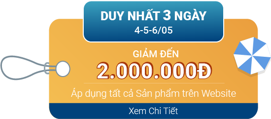 Duy nhất 3 ngày 4-5-6/5