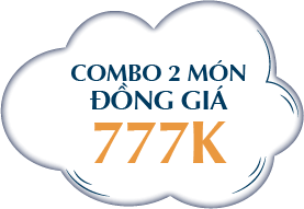 Combo 2 món đồng giá 777k