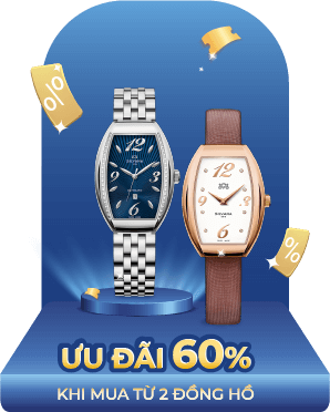 Ưu đãi 60% khi mua từ 2 đồng hồ