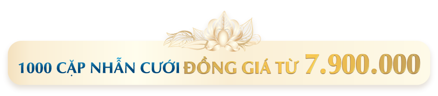 1000 cặp nhận cưới đồng giá từ 7.900.000 