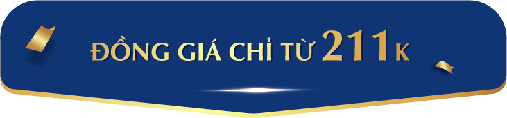 ĐỒNG GIÁ CHỈ TỪ 211K THỎA SỨC SẮM SỬA 