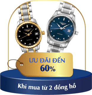 Ưu đãi đến 60% khi mua từ 2 đồng hồ