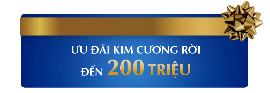 ƯU ĐÃI KIM CƯƠNG RỜI ĐẾN 200 TRIỆU