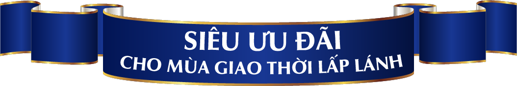 SIÊU ƯU ĐÃI CHO MÙA GIAO THỜI LẤP LÁNH