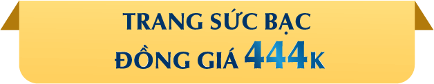 TRANG SỨC BẠC ĐỒNG GIÁ TỪ 444K 