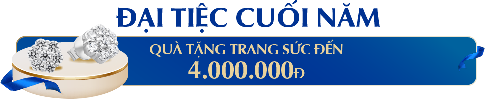 ĐẠI TIỆC CUỐI NĂM QUÀ TẶNG TRANG SỨC ĐẾN 4.000.000Đ