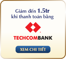 TECHCOMBANK ƯU ĐÃI 1TR5 KHI THANH TOÁN BẰNG THẺ TECHCOMBANK