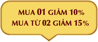 Mua 01 giảm 10% Mua 02 giảm 15%