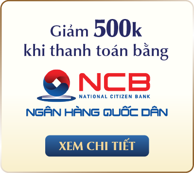 NCB GIẢM ĐẾN 500K KHI THANH TOÁN BẰNG NCB