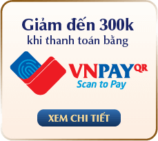 GIẢM ĐẾN 300K KHI THANH TOÁN BẰNG VNPAY-QR