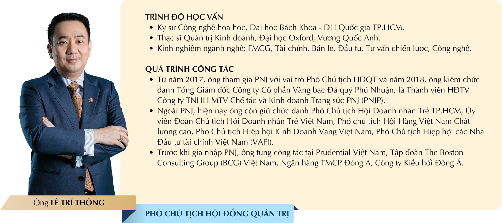 ÔNG LÊ TRÍ THÔNG