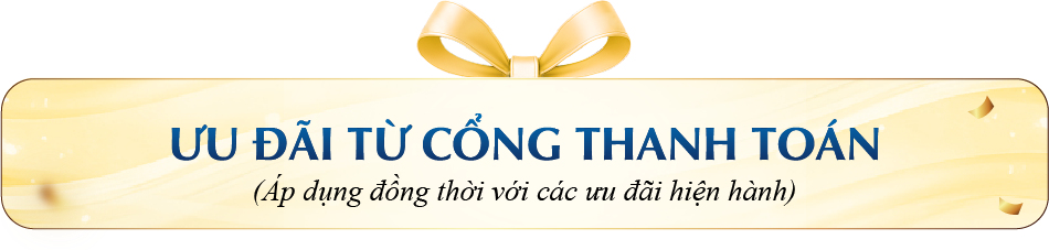 ƯU ĐÃI THÊM TỪ CỔNG THANH TOÁN