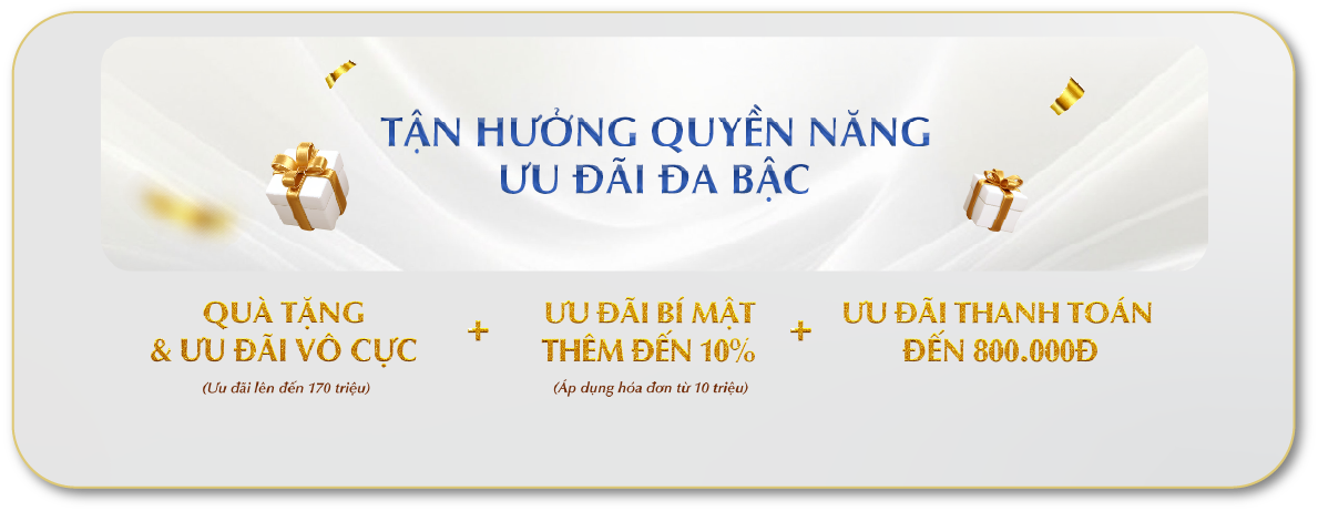 TẬN HƯỞNG QUYỀN NĂNG ƯU ĐÃI ĐA BẬC