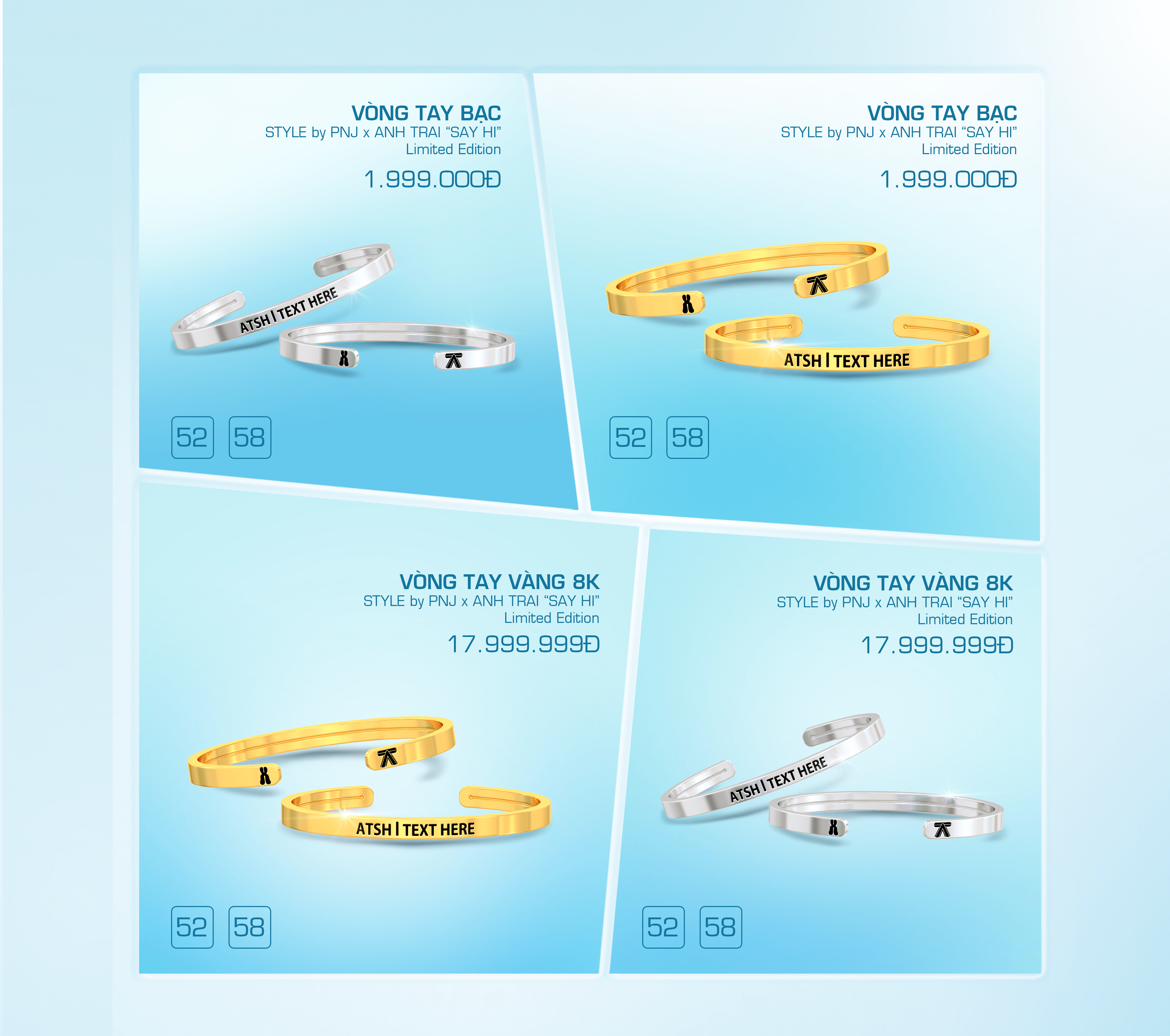 ANH TRAI SAY HI LIMITED BRACELET COLLECTION