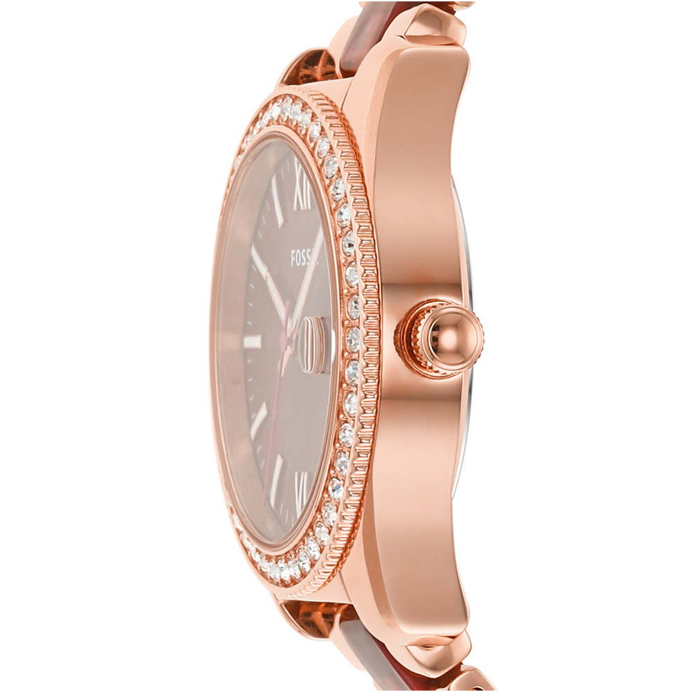 Đồng hồ fossil nữ es5010 dây thép không 