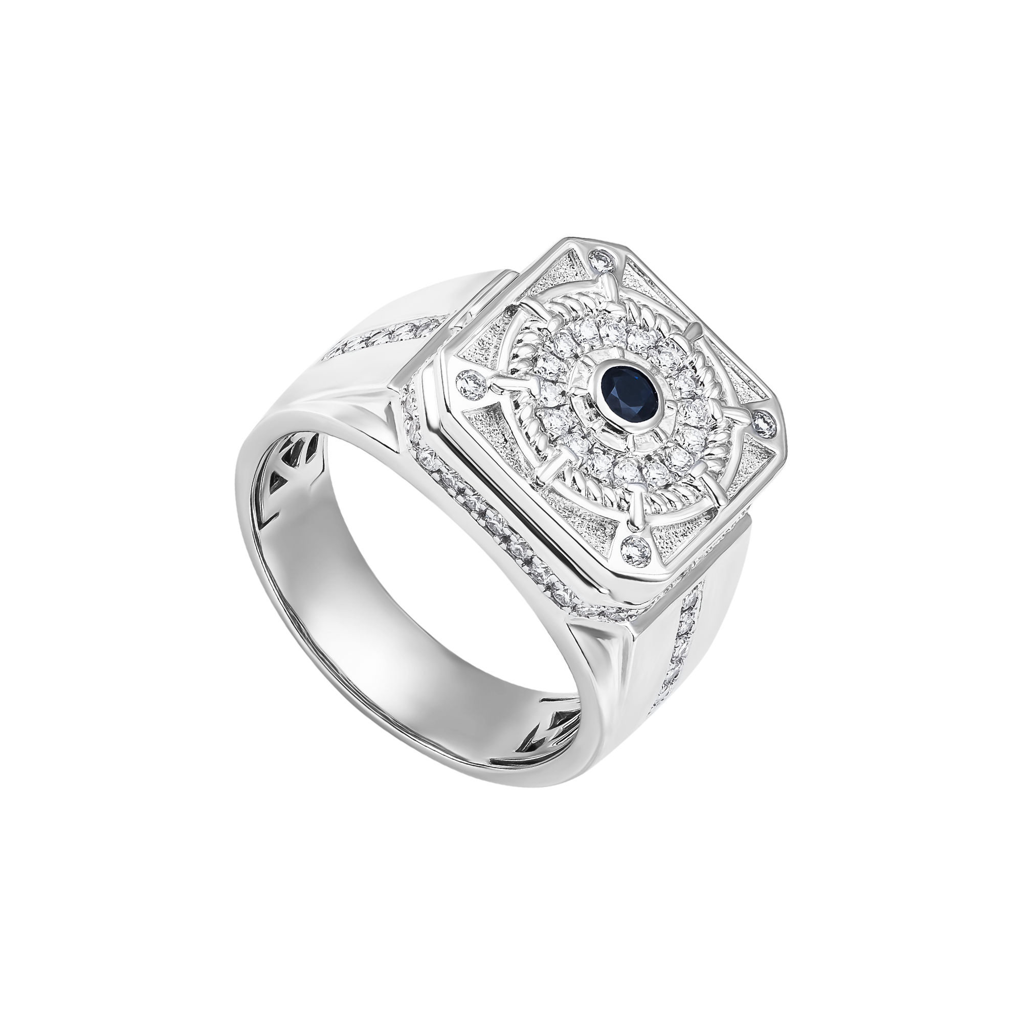 sp gnspmxw000027 nhan nam vang 14k dinh da sapphire mancode by pnj 1