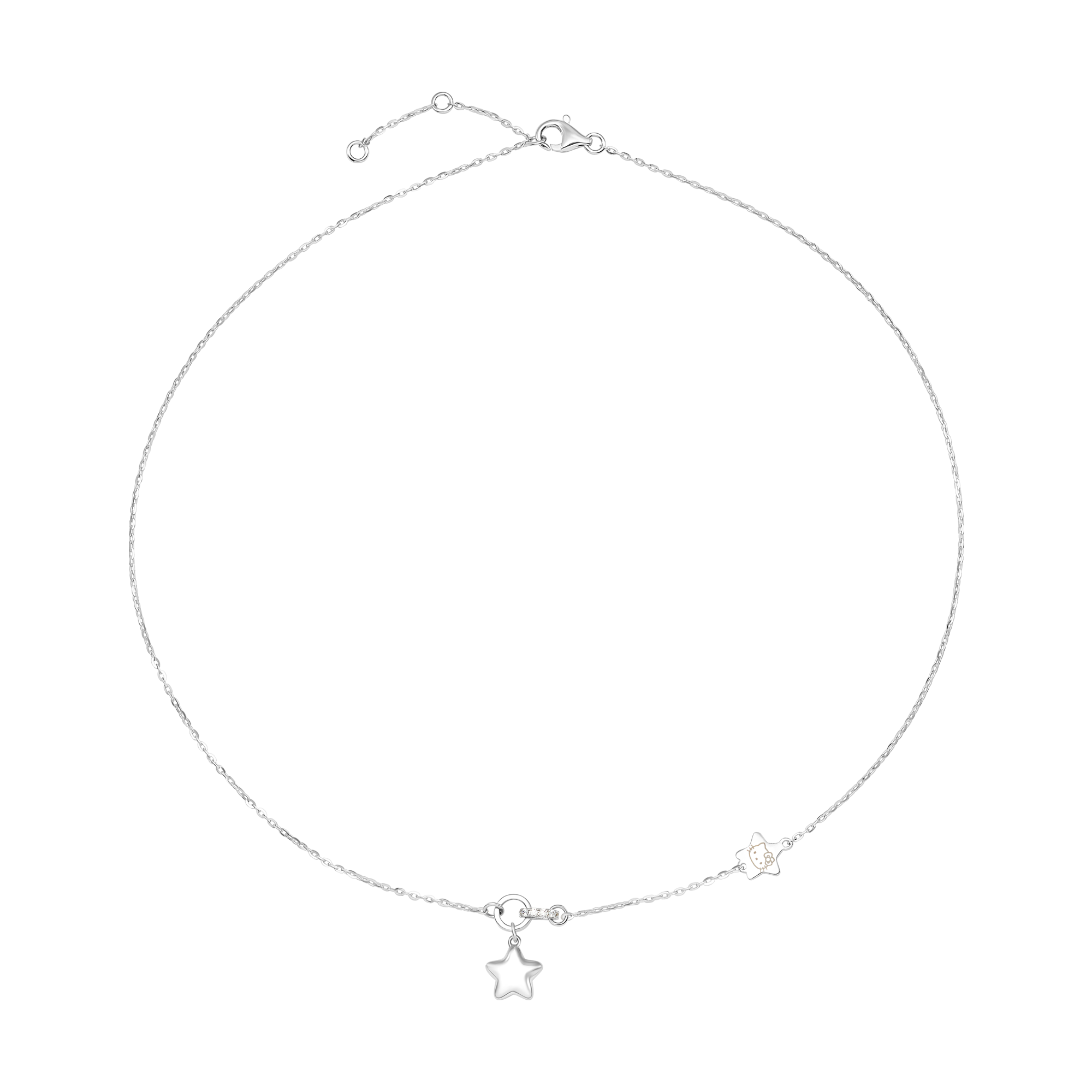 sp gcxm00w000263 day co vang trang 10k dinh da ecz pnj hello kitty 1