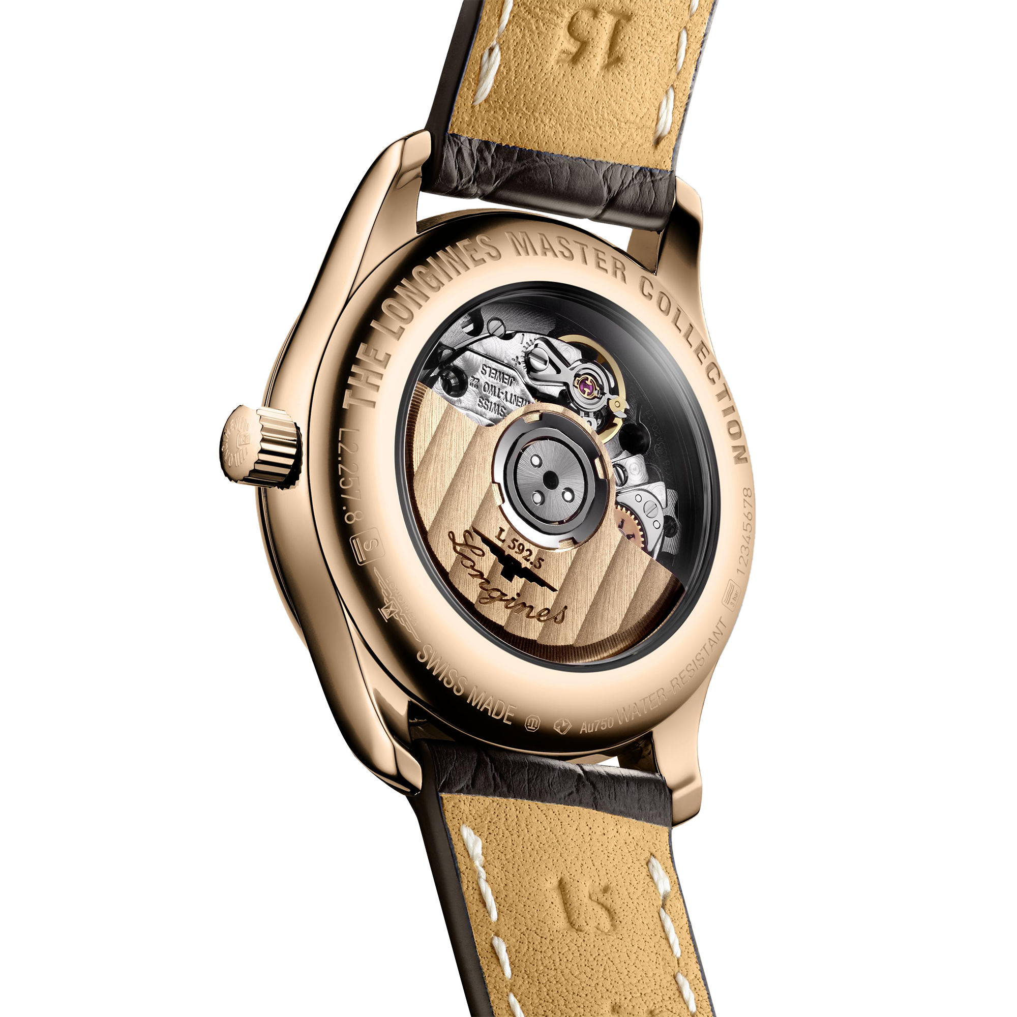 Đồng hồ Longines Longines Master Collection Nữ L2.257.8.78.3 Dây da tổng hợp. 29 MM Đồng hồ Longines Longines Master Collection Nữ L2.257.8.78.3 Dây da tổng hợp. 29 MM