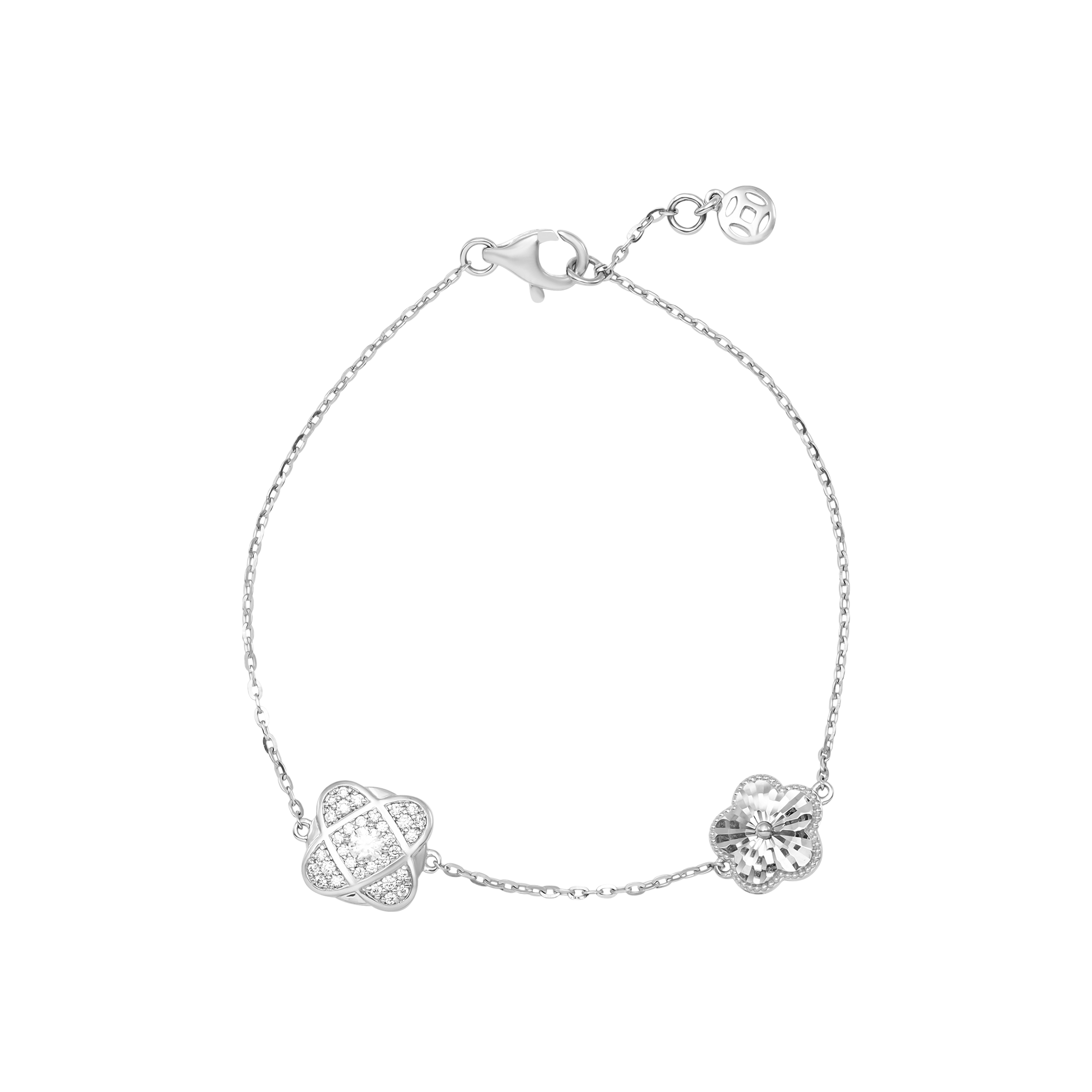 sp glxmxmw000822 lac tay vang trang 14k dinh da ecz pnj kim bao nhu y 1