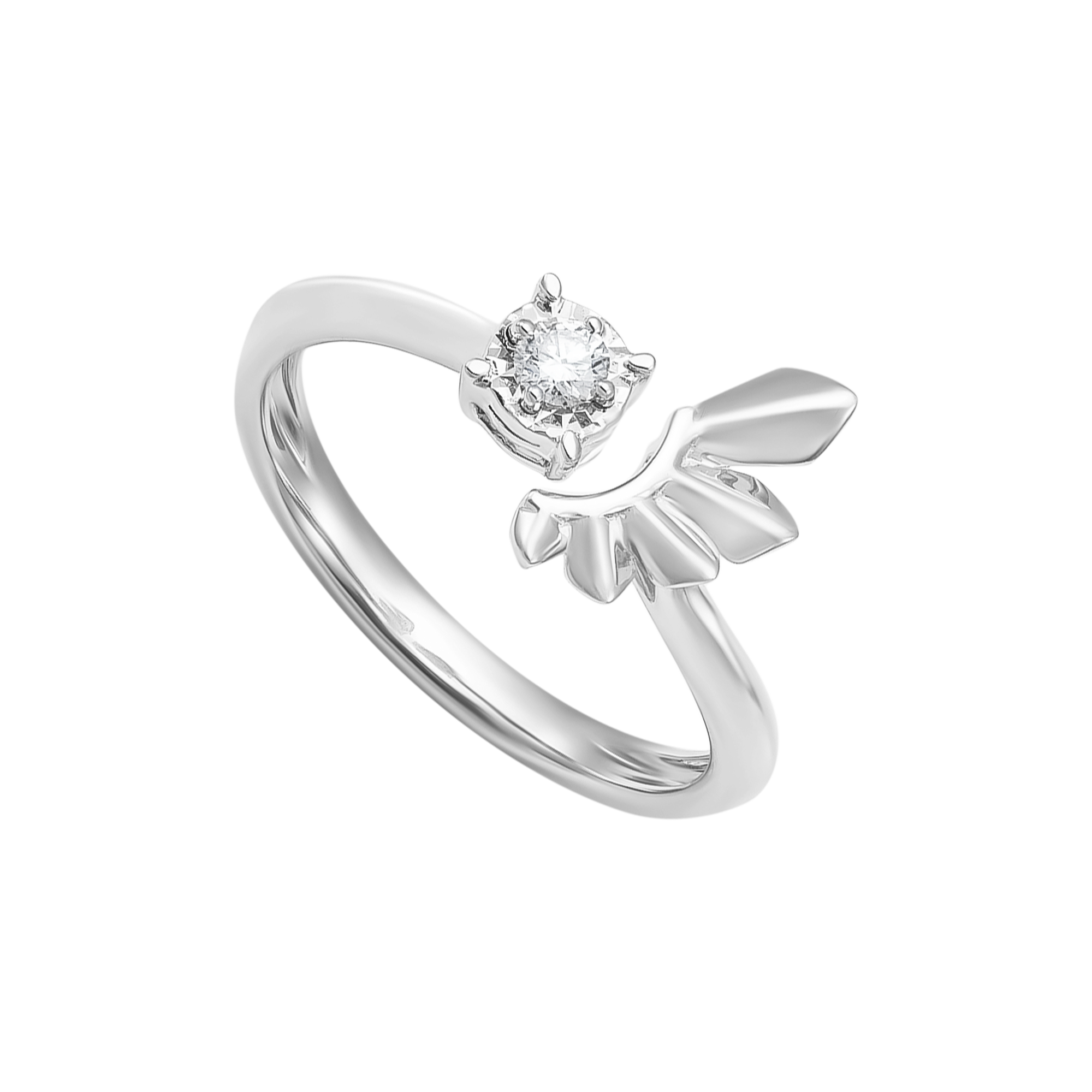 sp gndd00w006243 nhan kim cuong vang trang 14k pnj my first diamond 1