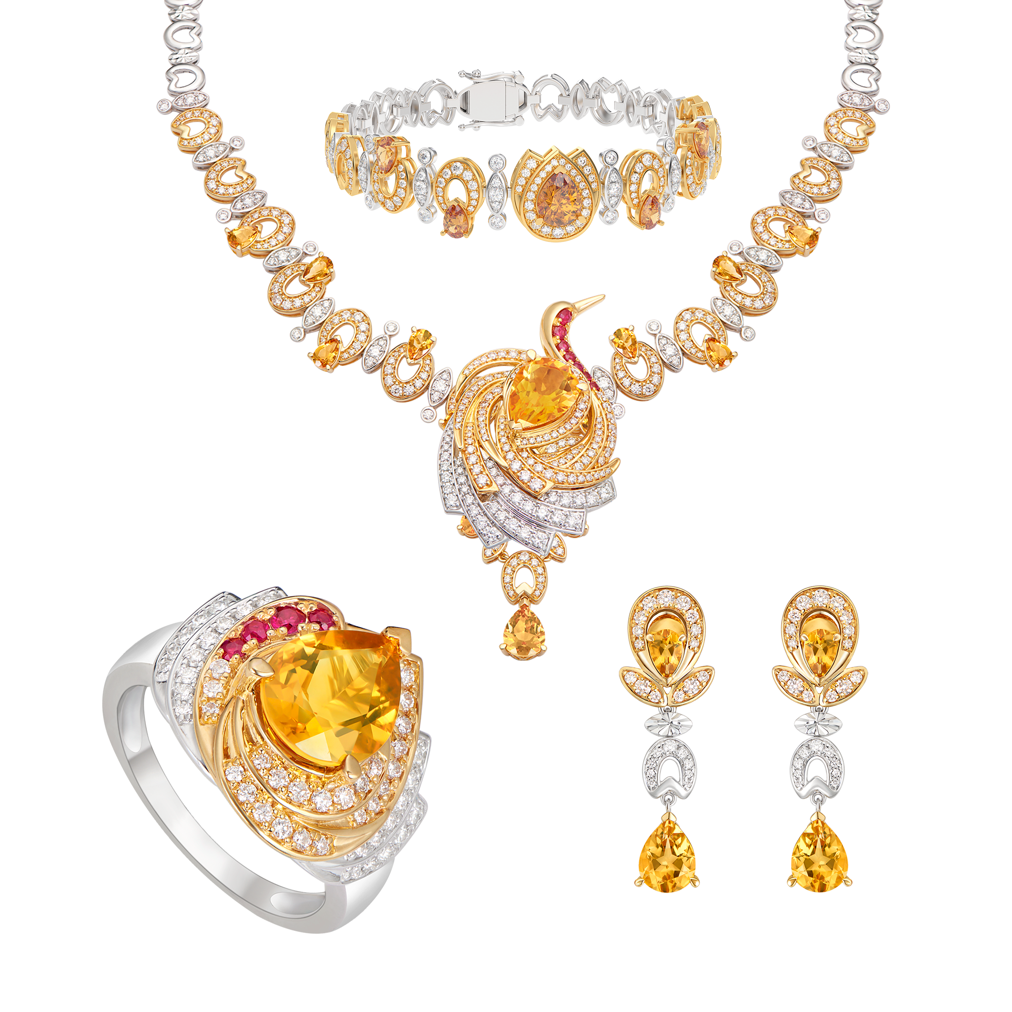 sp gbctmxc000006 gcctmxc000016 glctmxc000002 gnctmxc000003 bo trang suc vang 14k dinh da citrine pnj masterpiece 01