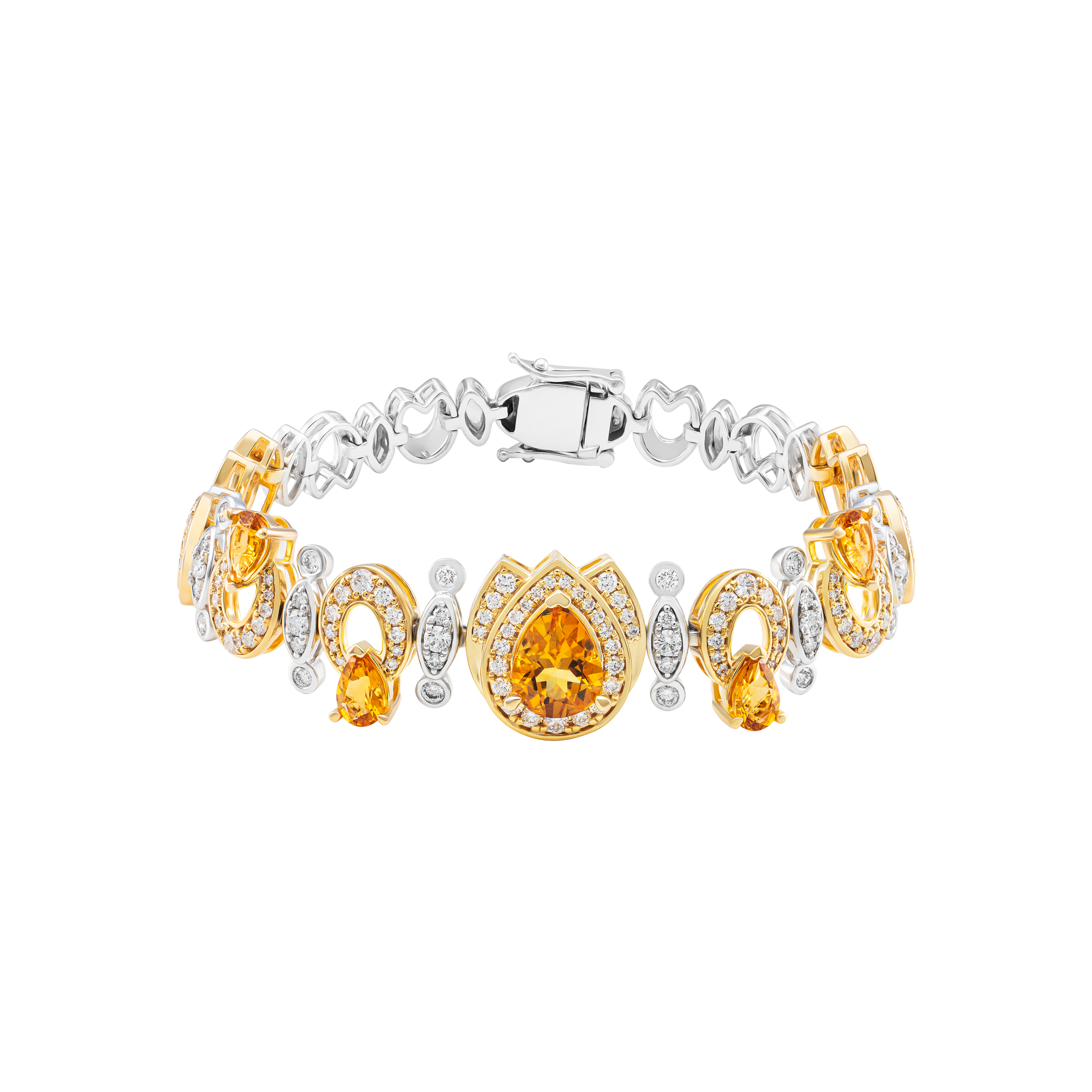 sp glctmxc000002 lac tay vang 14k dinh da citrine pnj masterpiece 10