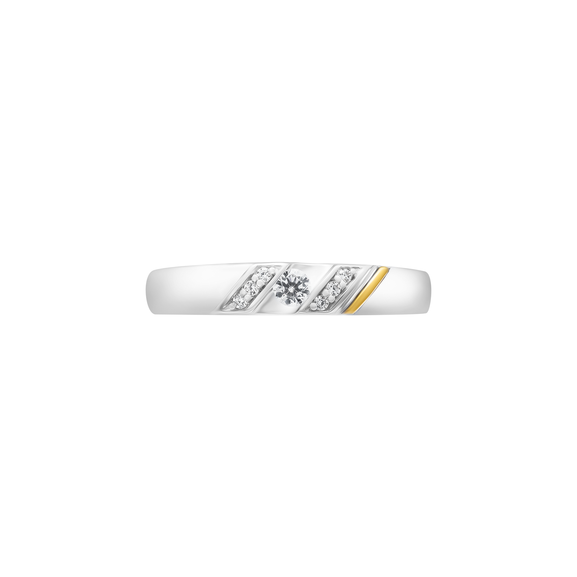 Nhẫn cưới tơ hồng vàng 41,6% (10k) Đính đá ecz pnj xmxmc000954