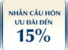 NHẪN CẦU HÔN ƯU ĐÃI ĐẾN 15%