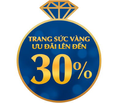 Trang sức Vàng ưu đãi đến 30%