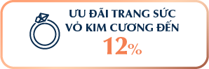 Ưu đãi Trang sức Vỏ Kim cương đến 12%