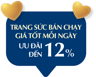 TRANG SỨC BÁN CHẠY GIÁ TỐT MỖI NGÀY ƯU ĐÃI ĐẾN 12%