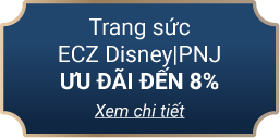 Trang sức ECZ Disney|PNJ ưu đãi đến 8%