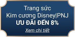 Trang sức Kim cương Disney|PNJ ưu đãi đến 8%