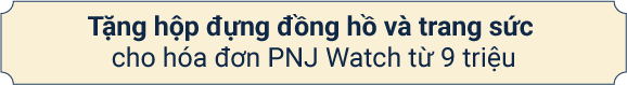 Tặng hộp đựng đồng hồ & trang sức cho hóa đơn PNJ Watch từ 9 triệu