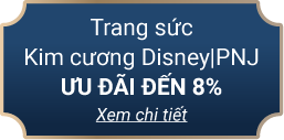 Trang sức Kim cương Disney|PNJ ưu đãi đến 8%