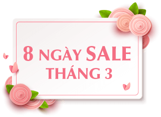 8 ngày sale tháng 3