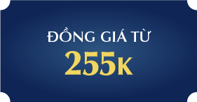 Đồng giá từ 255k