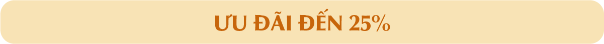 ƯU ĐÃI ĐẾN 25%