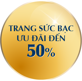 Trang sức bạc ưu đãi đến 50%