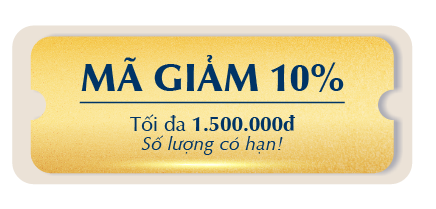 Ưu đãi 10% trên hóa đơn, tối đa 1.500.000đ