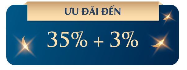 ƯU ĐÃI ĐẾN 35% + 3% 