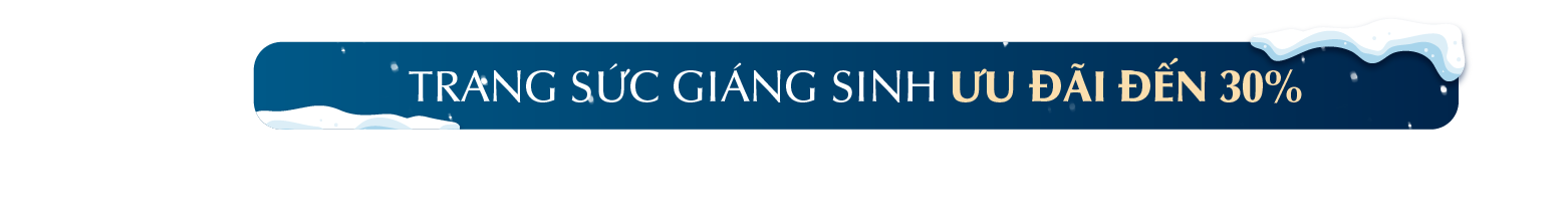 TRANG SỨC GIÁNG SINH ƯU ĐÃI ĐẾN 30%