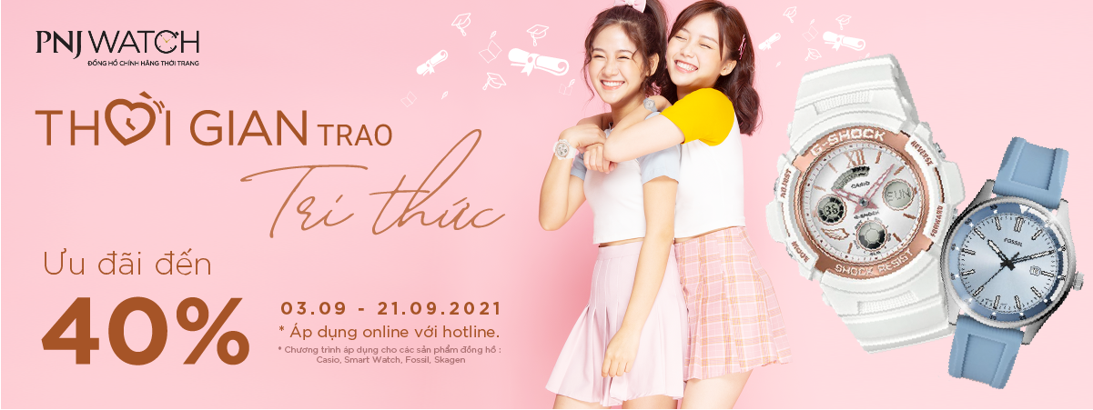 PNJWatch - Thời gian trao yêu thương giảm 15%