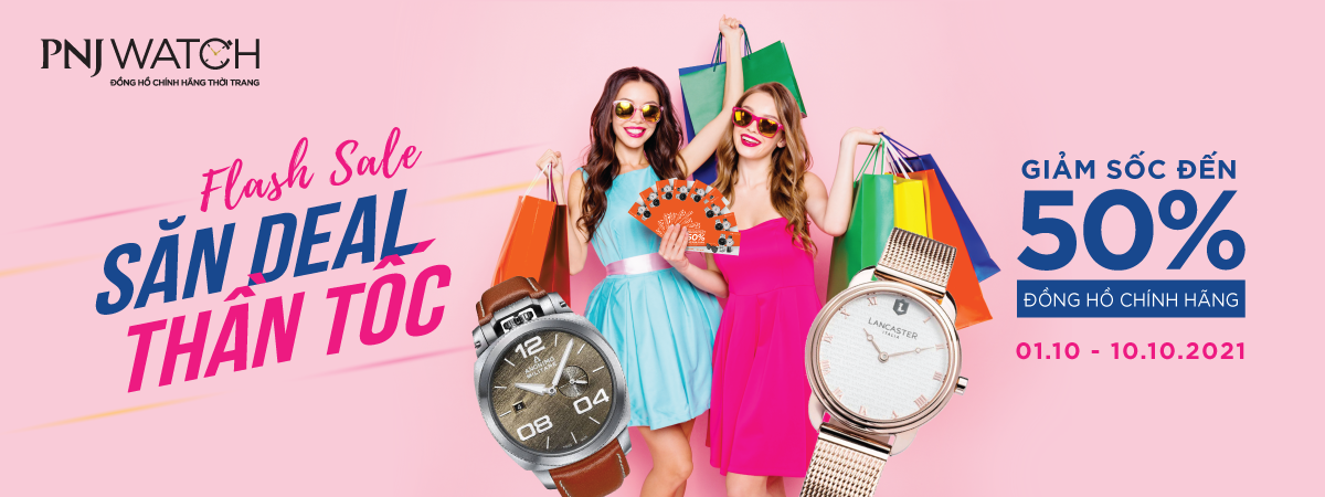 PNJWatch Flash Sale - Săn Deal Thần Tốc