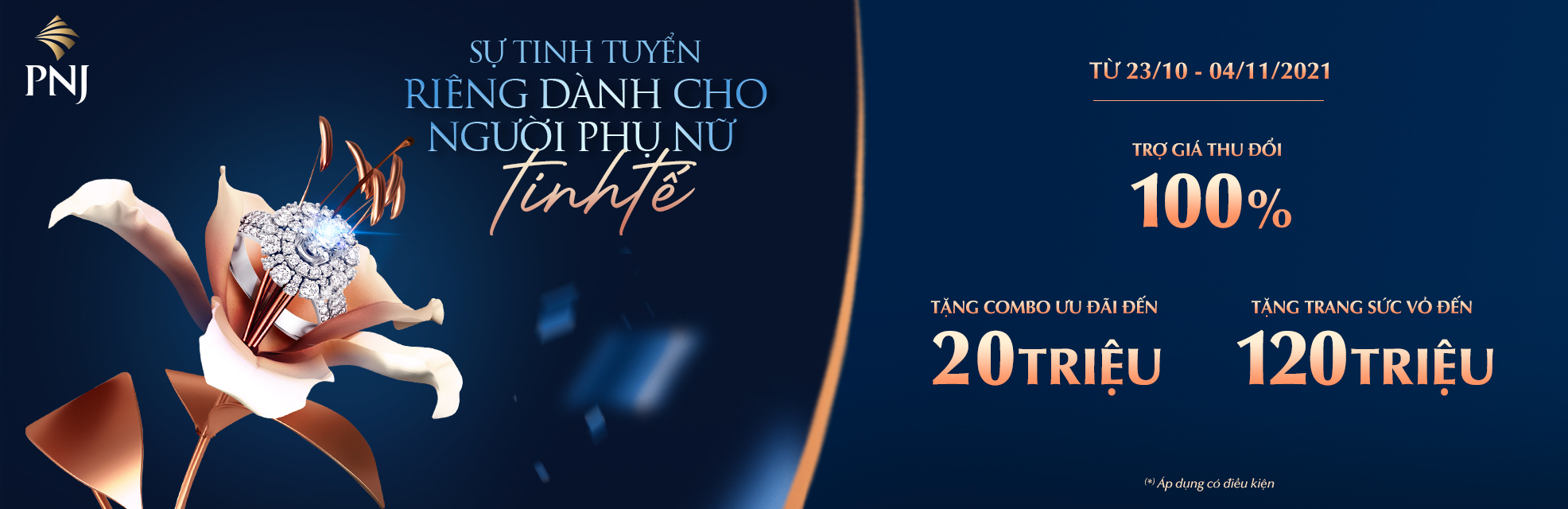Ngày hội Kim Cương PNJ – ưu đãi đến 120 triệu