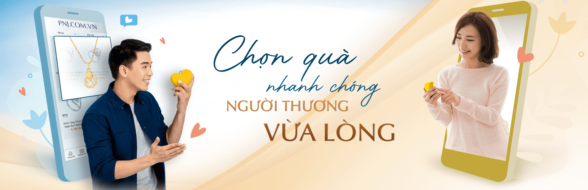 CHỌN QUÀ NHANH CHÓNG NGƯỜI THƯƠNG VỪA LÒNG