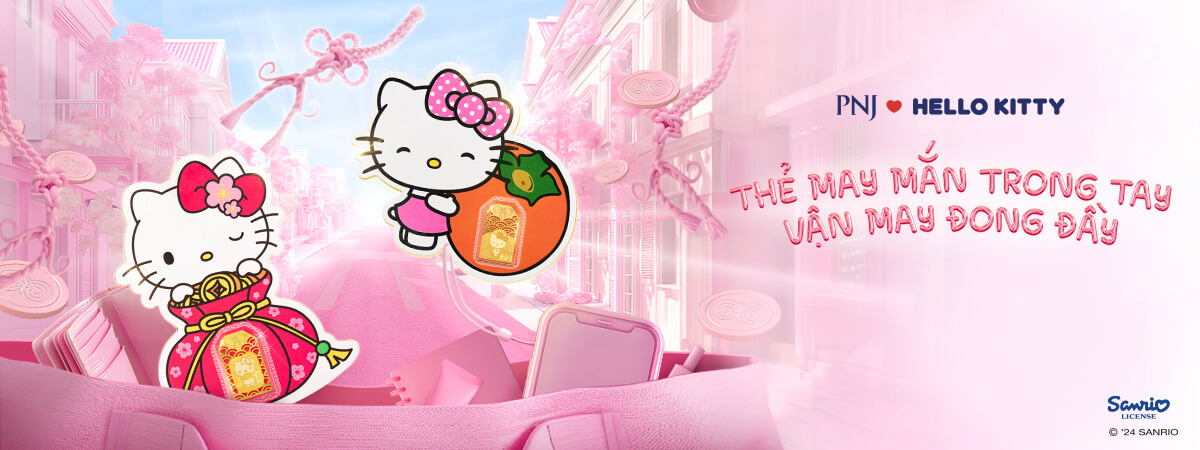 Thẻ may mắn Hello Kitty