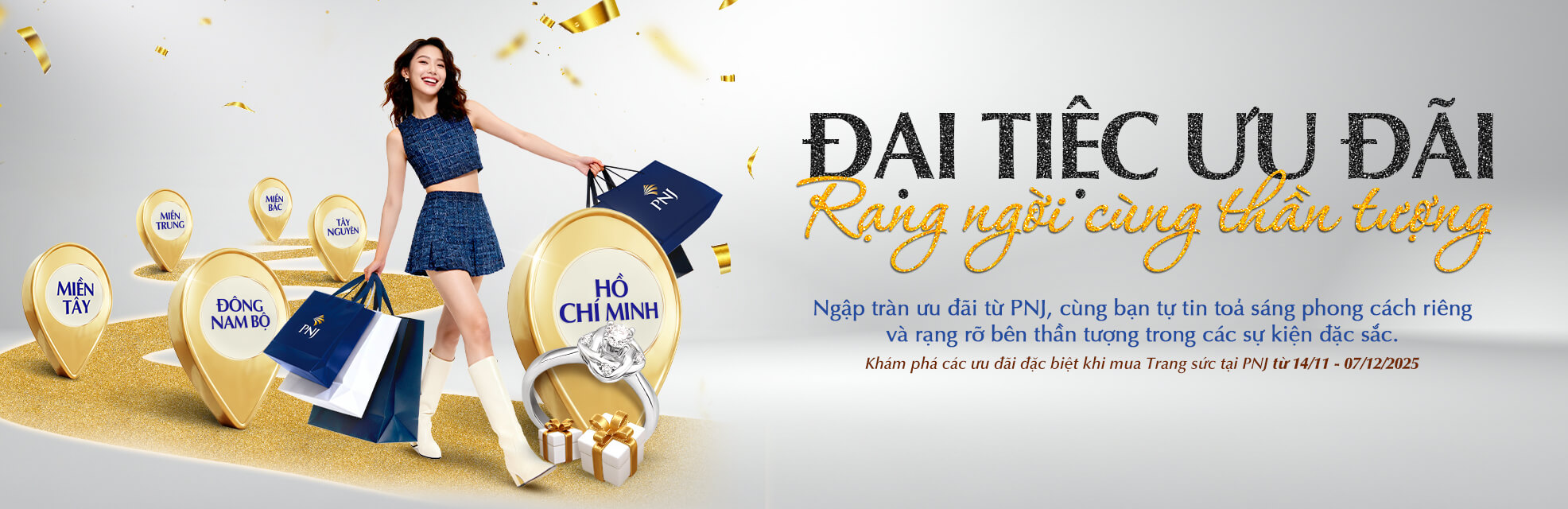CHƯƠNG TRÌNH “ĐẠI TIỆC ƯU ĐÃI RẠNG NGỜI CÙNG THẦN TƯỢNG”
