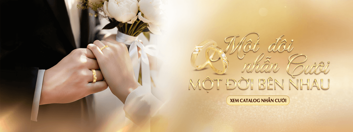 Nhẫn cưới vàng PNJ