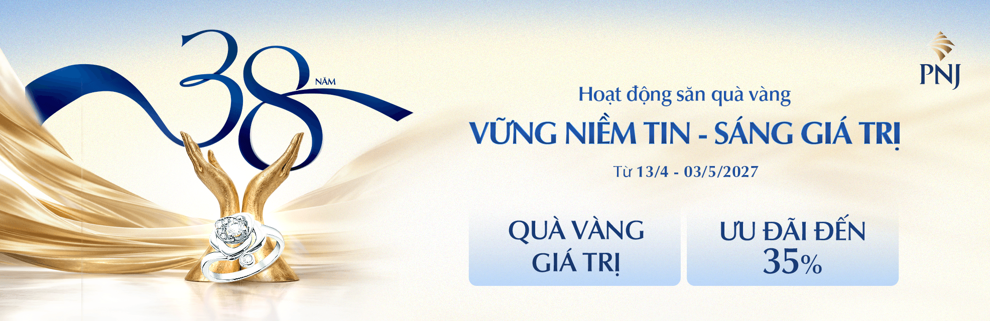 Sinh nhật PNJ 38 năm